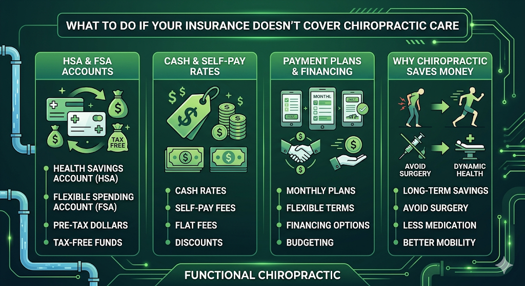 What to Do If Your Insurance Doesn't Cover Chiropractic Care