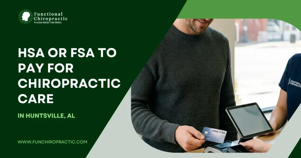 HSA for chiropractic care in Huntsville, Alabama