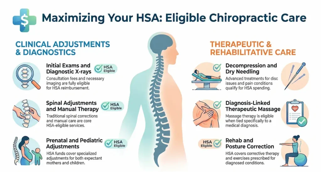 What chiropractic services can you pay for with your HSA